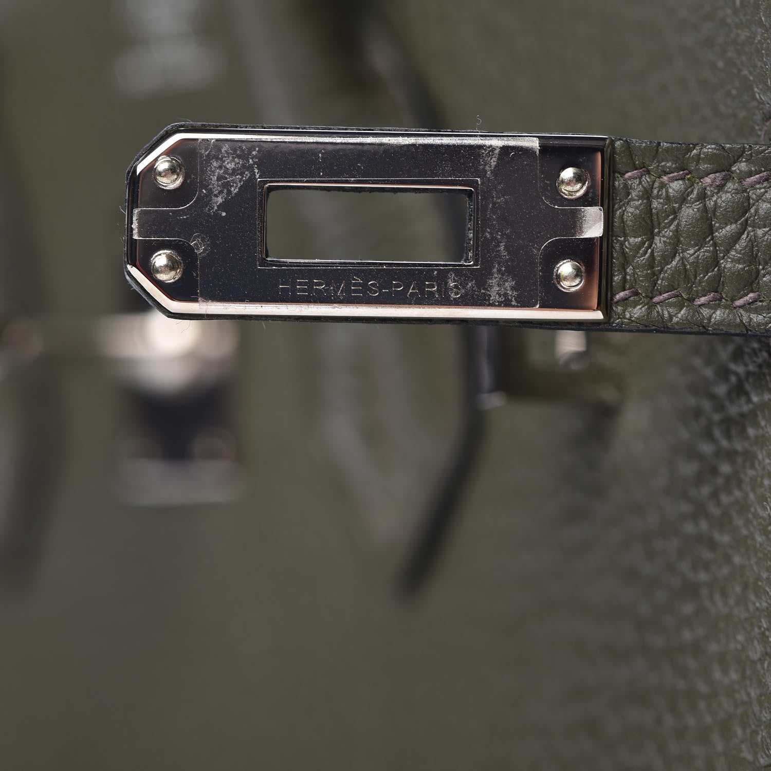 Hermes Togo Birkin 25 Vert Olive 19 of 38