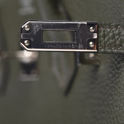 Hermes Togo Birkin 25 Vert Olive 19 of 38
