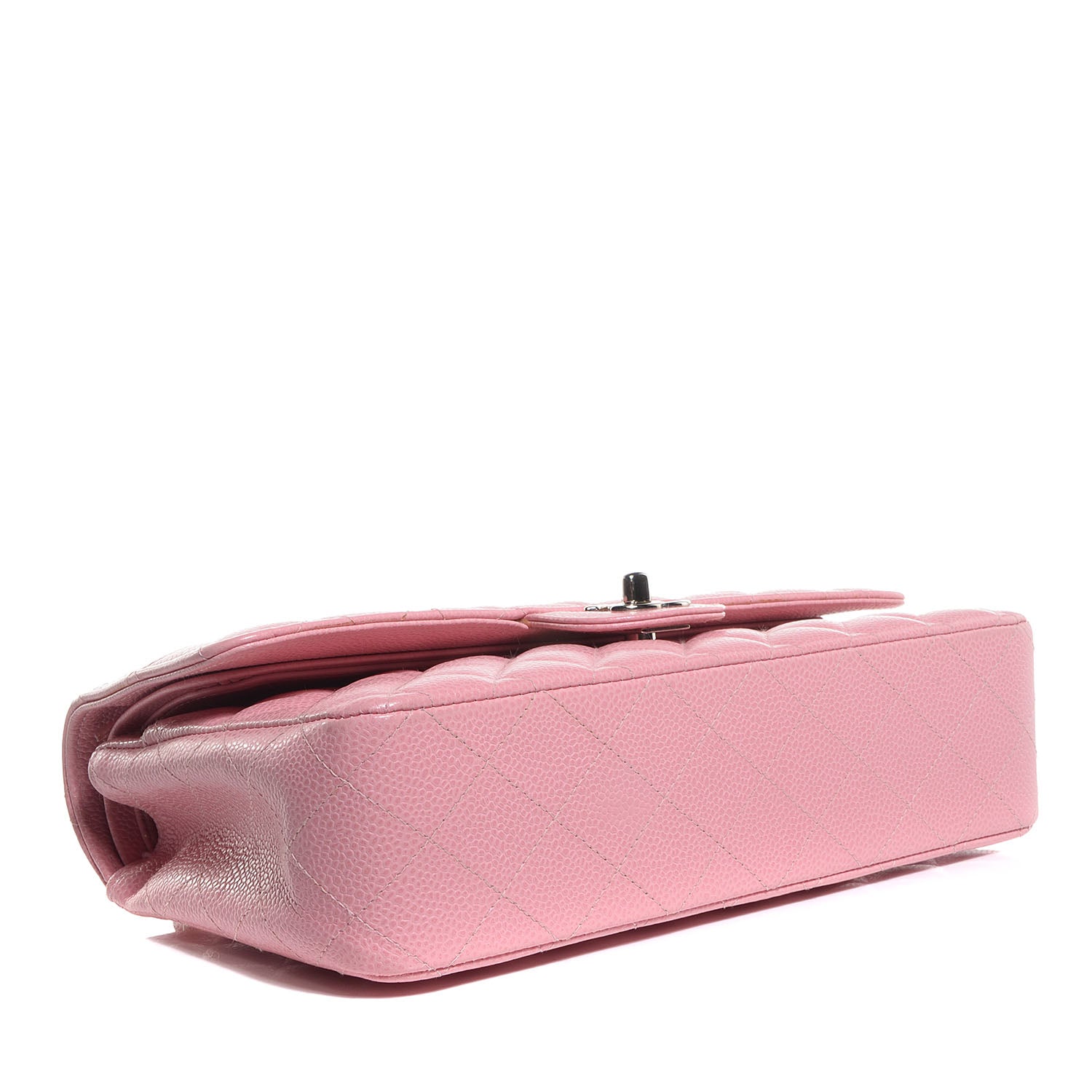 Chanel Caviar Quilted Medium Double Flap Pink 4 of 12