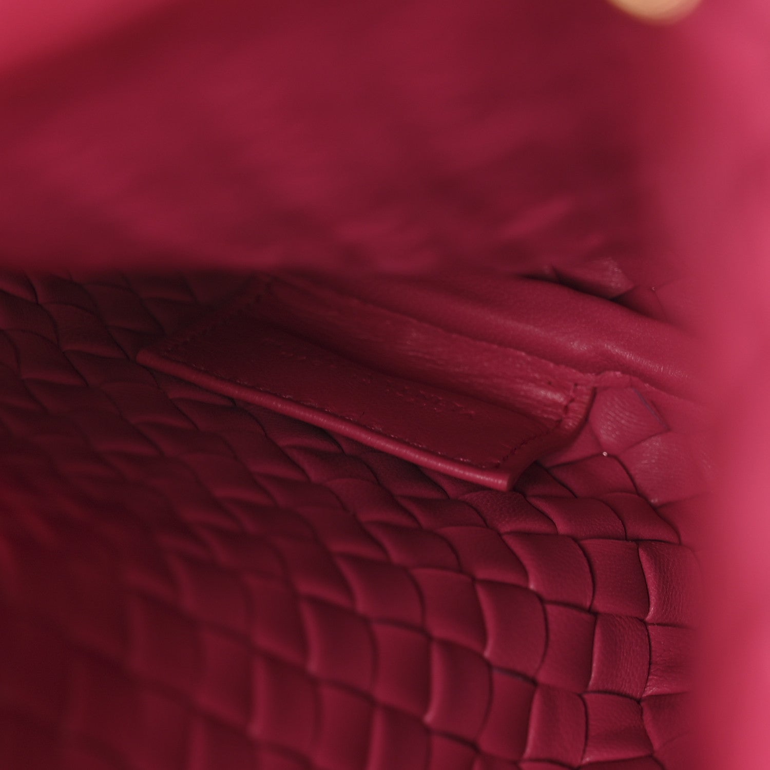 Bottega Veneta Nappa Intrecciato Crisscross Clutch Rosa Shock 6 of 6