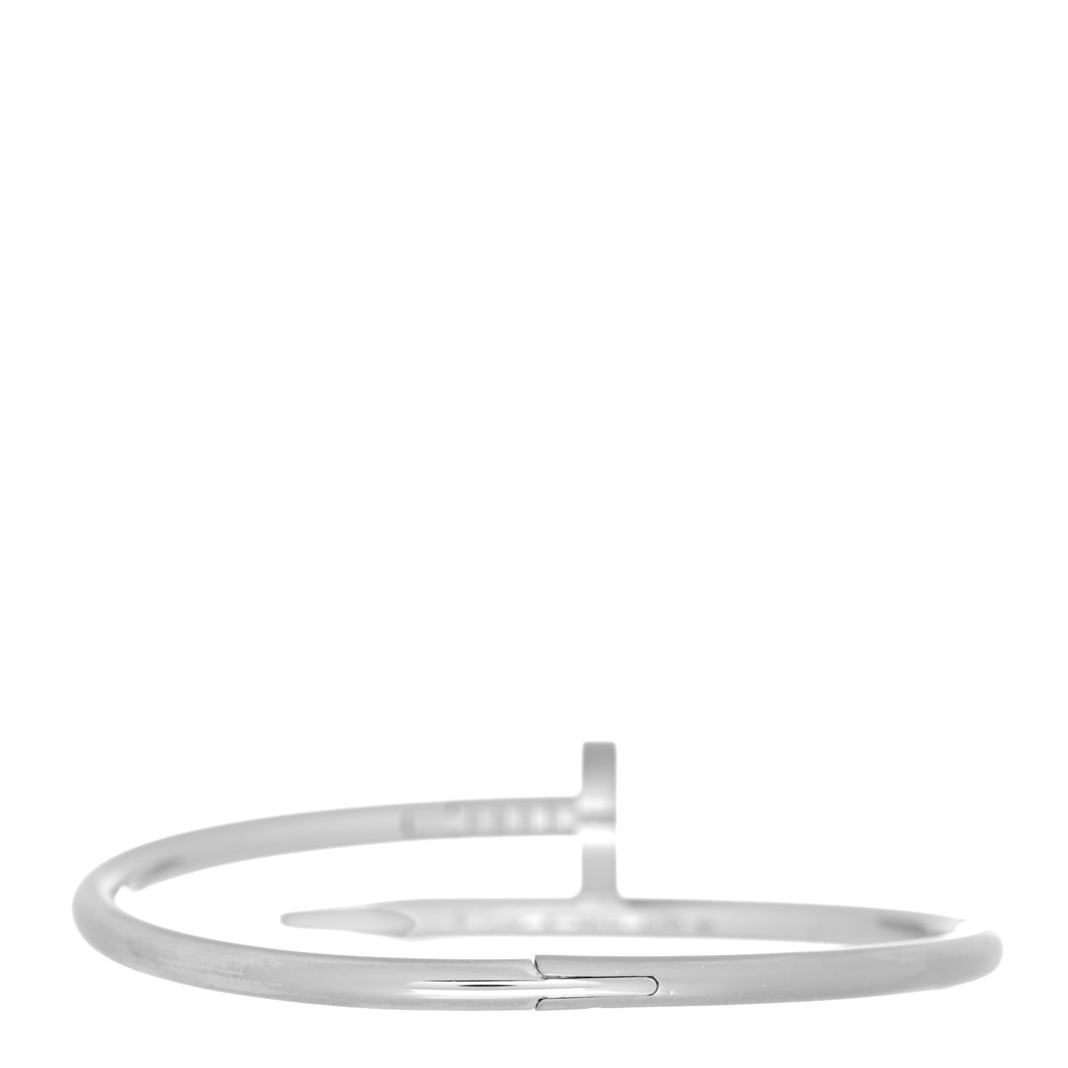 Cartier 18K White Gold Juste Un Clou Bracelet 16 3 of 5