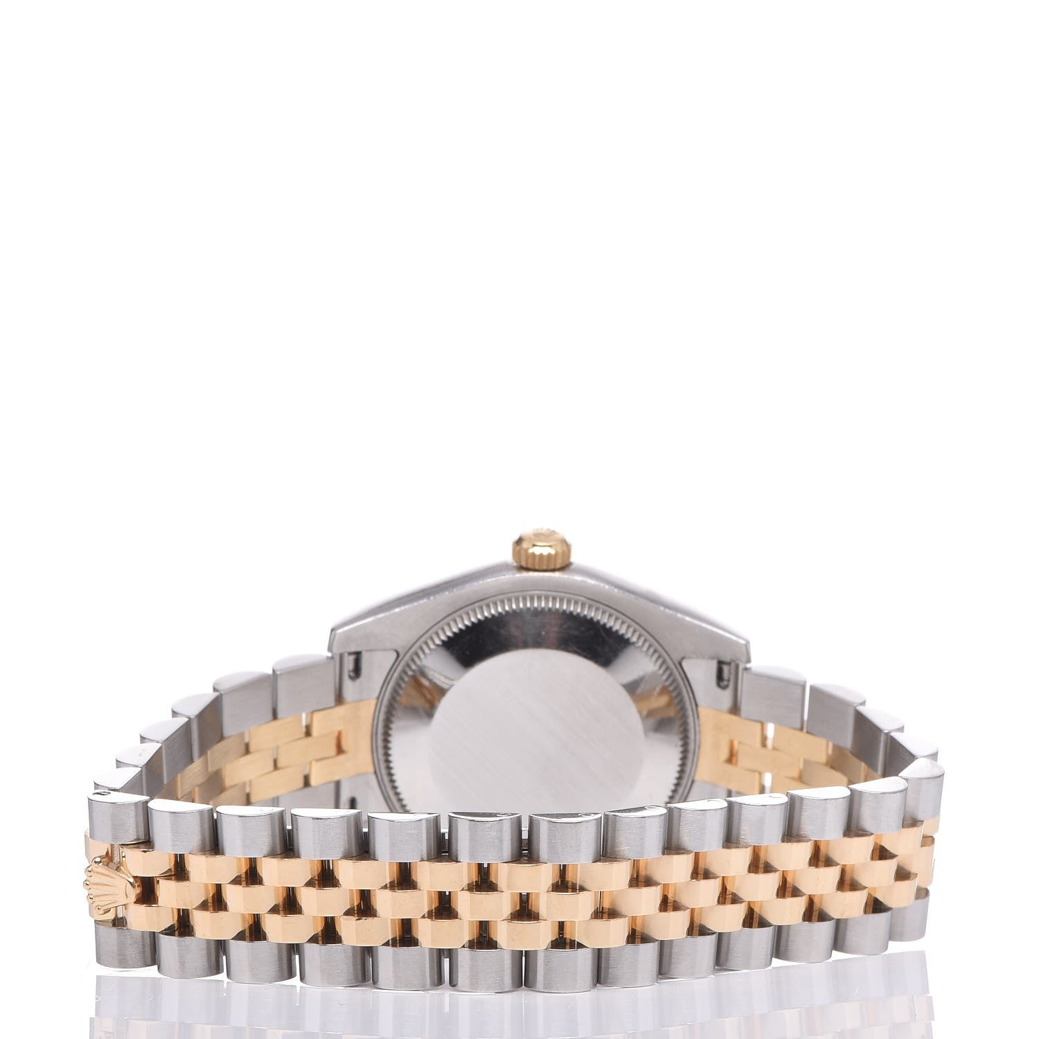 Rolex Stainless Steel 18K Yellow Gold Diamond 31mm Oyster Perpetual Datejust Watch Champagne 178273 4 of 9