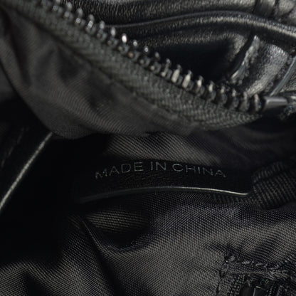 Burberry Calfskin Mega Stud Chester Bowling Bag Black 9 of 10