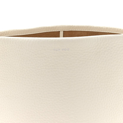 The Row Grained Calfskin Small N/S Park Tote Ivory 7 of 9