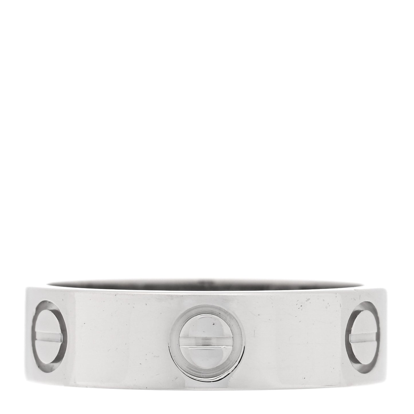 Platinum 5.5mm LOVE Ring 56 7.5