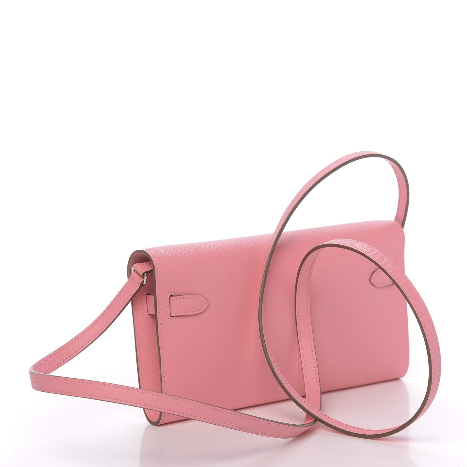 Hermes Epsom Kelly Wallet To Go Rose Confetti 3 of 10