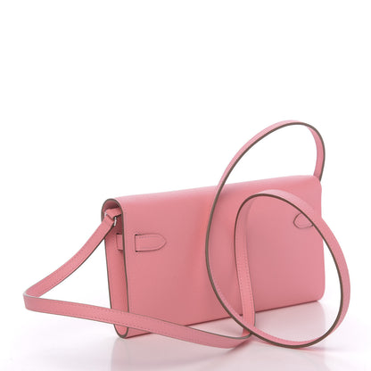 Hermes Epsom Kelly Wallet To Go Rose Confetti 3 of 10