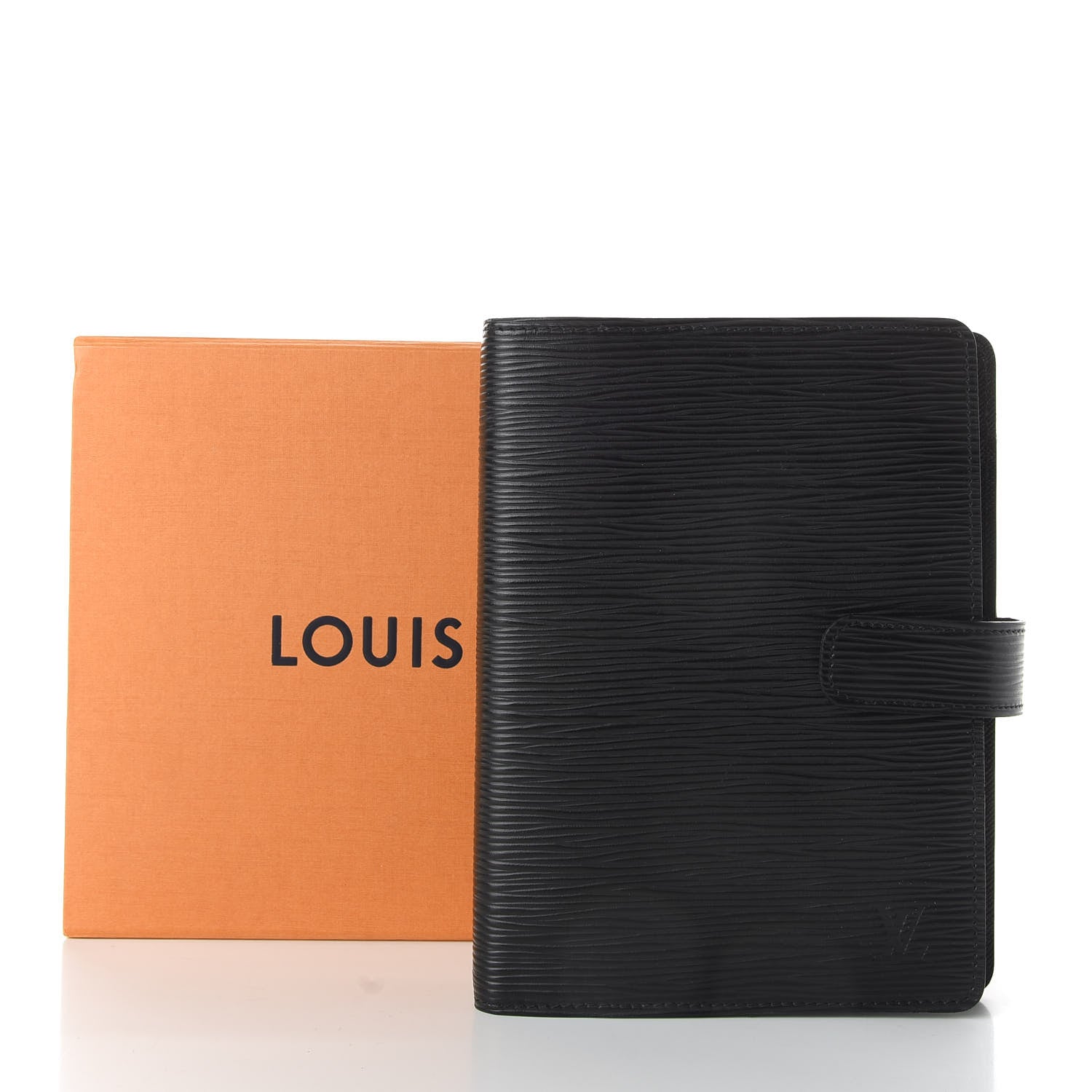 Louis Vuitton Epi Medium Ring Agenda Cover Black 7 of 7