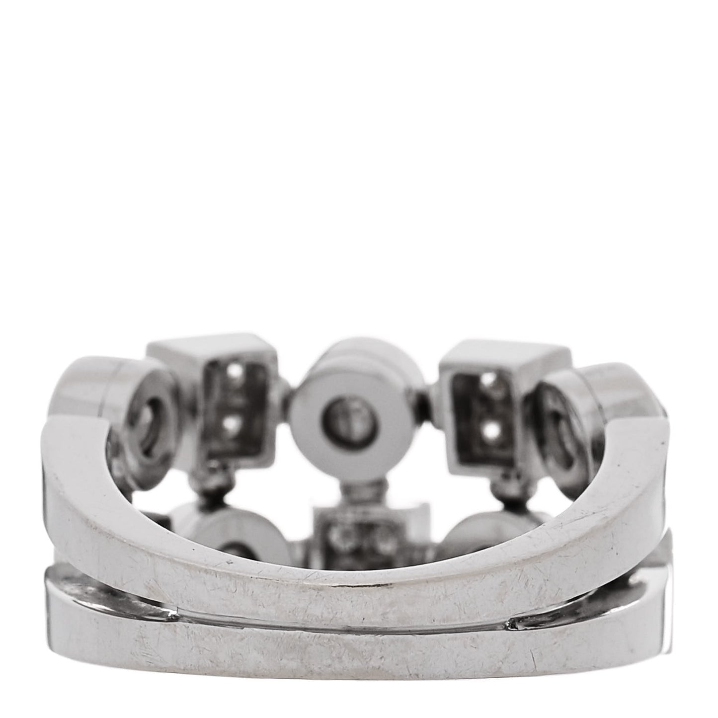 18K White Gold Diamond Lucia Ring 53 6.5