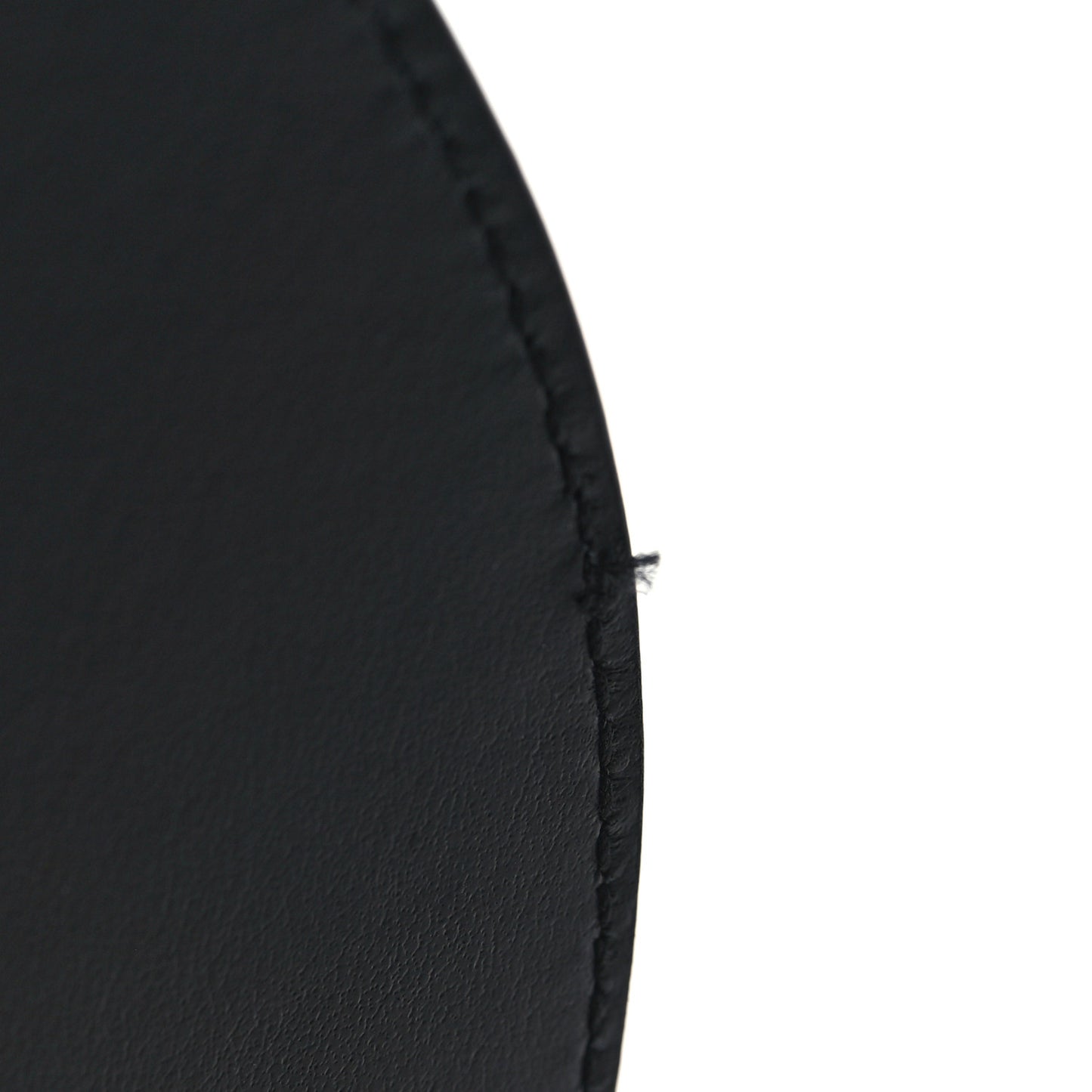 Canvas Calfskin Gancini Saddle Bag Black Beige