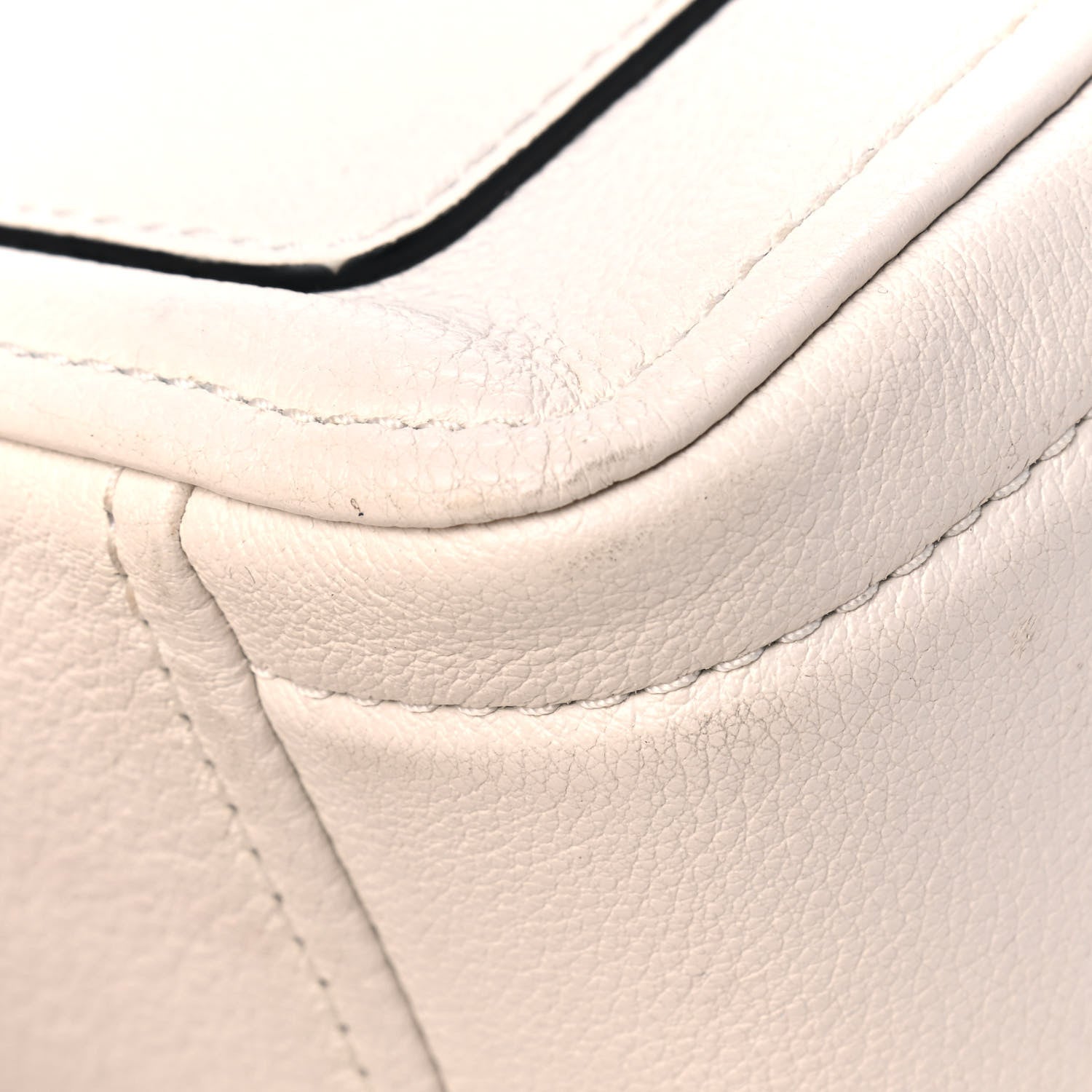 Marc Jacobs Supple Natural Grain Calfskin The Softshot 21 Bag Cream 8 of 17
