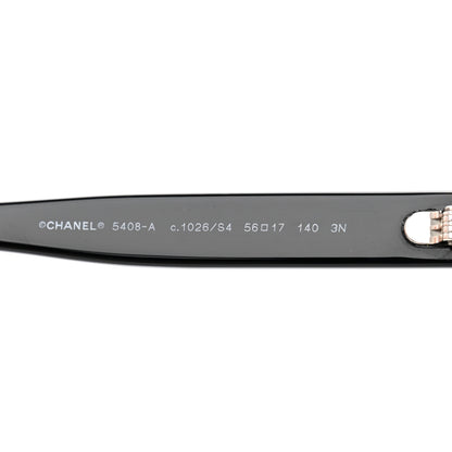 Chanel Acetate Square Sunglasses 5408-A Black 5 of 9