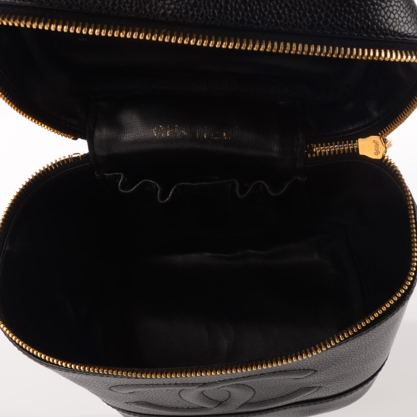 Caviar Vanity Cosmetic Case Black