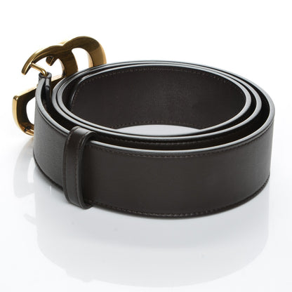 Gucci Moon Calfskin Double G 40mm Belt 100 40 Dark Cocoa 3 of 6