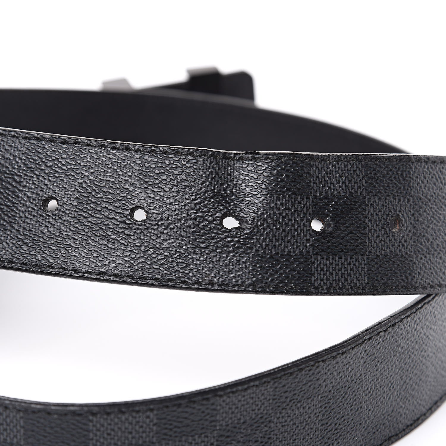 Louis Vuitton Damier Graphite LV Initiales Belt 100 40 7 of 10