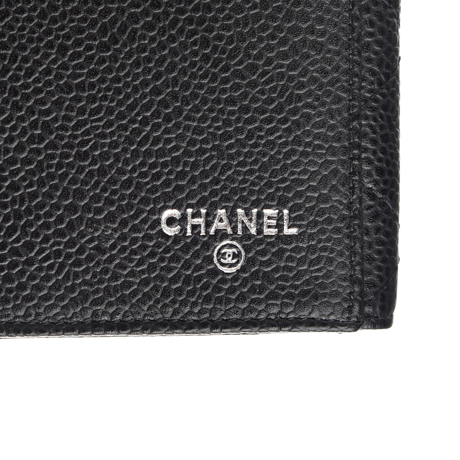 Chanel Caviar Quilted CC Long Double Wallet Black 6 of 8