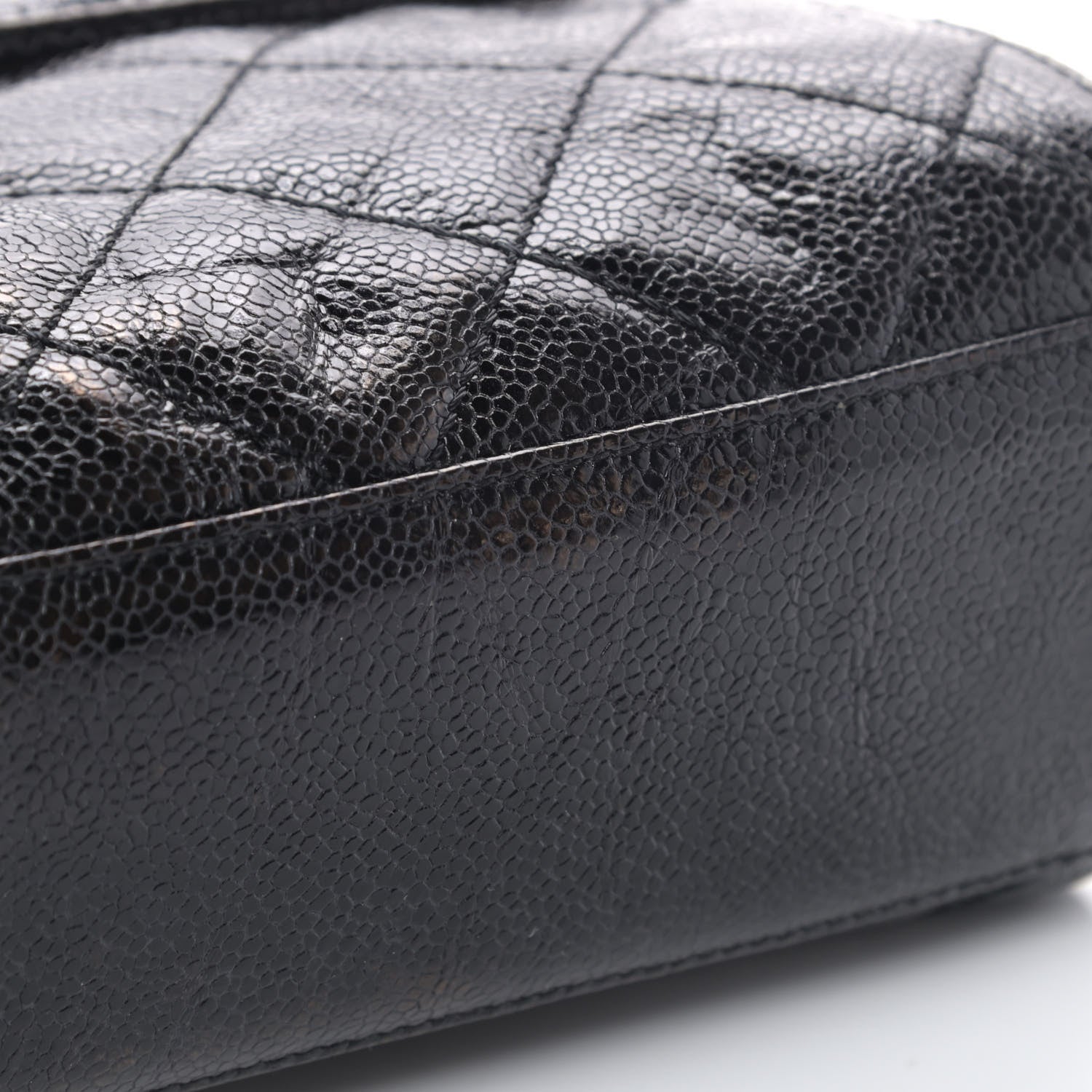 Chanel Crumpled Grained Calfskin Medium CC Crave Flap Black 5 of 5