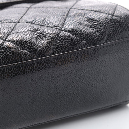 Chanel Crumpled Grained Calfskin Medium CC Crave Flap Black 5 of 5