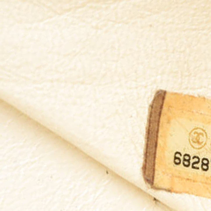 Canvas Quilted Bowler White