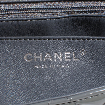 Chanel Patent Jumbo Single Flap Grey 8 of 9