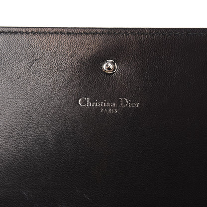 Christian Dior Grained Calfskin Diorama Croisiere Chain Wallet Black 10 of 12