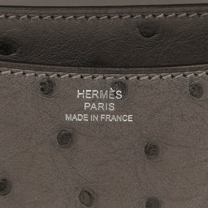 Hermes Ostrich Constance 18 Gris Meyer 7 of 11