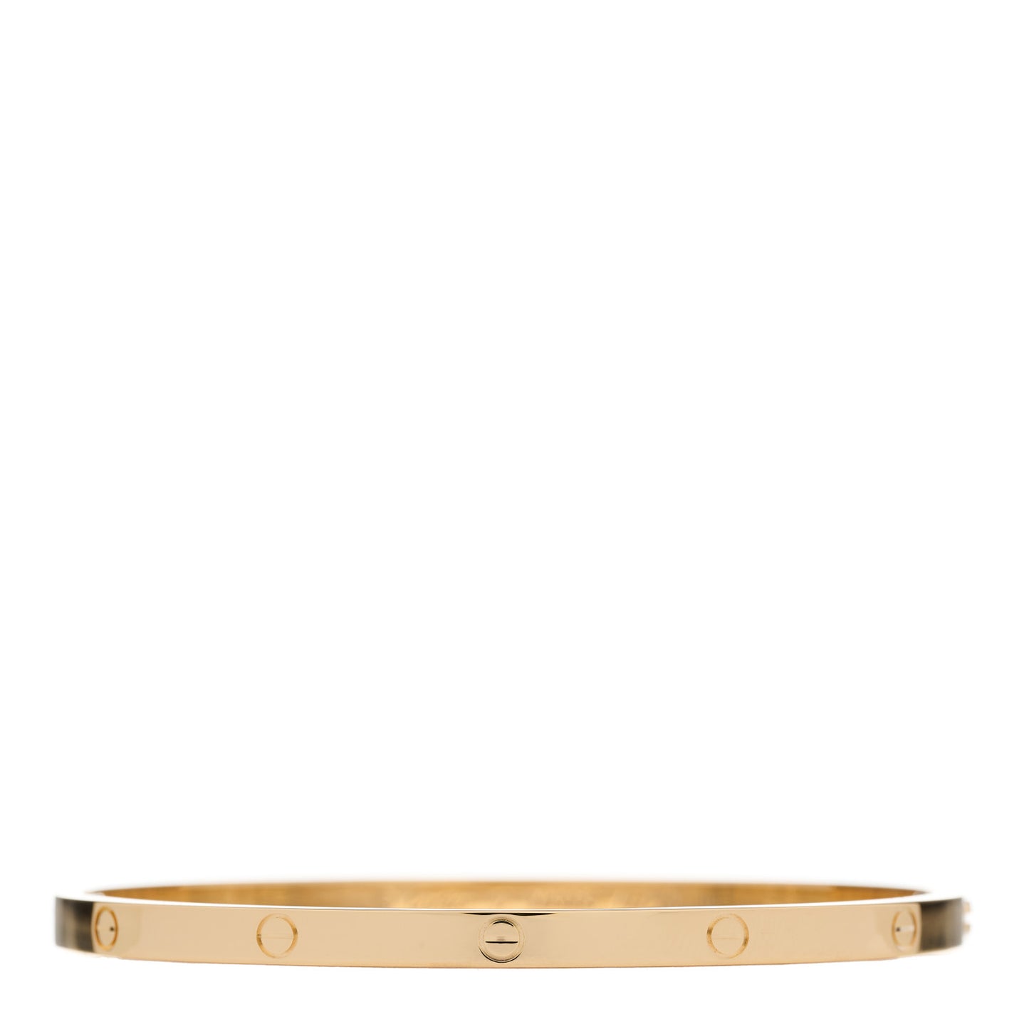 18K Yellow Gold Small LOVE Bracelet 17