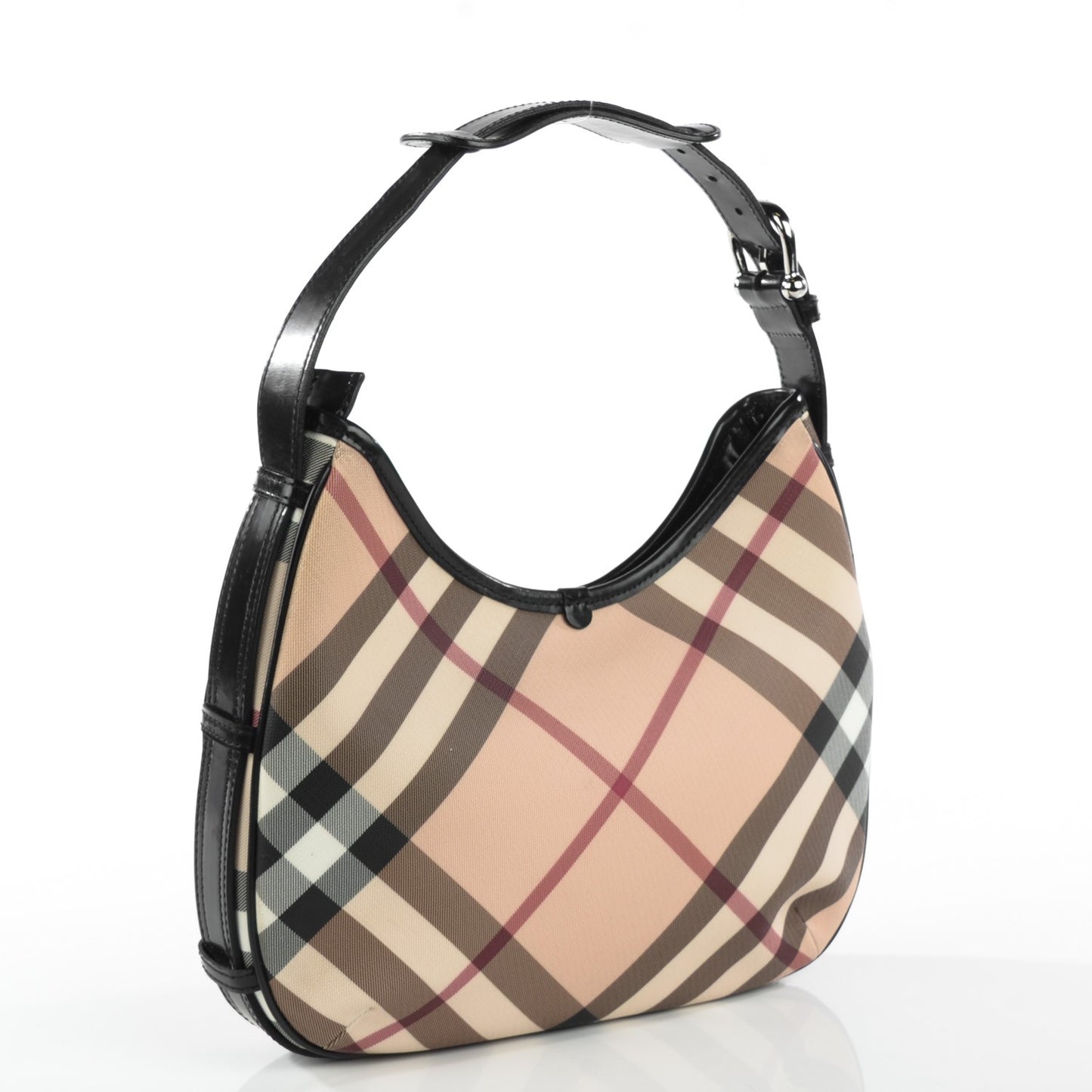 Nova Check Shoulder Bag Black
