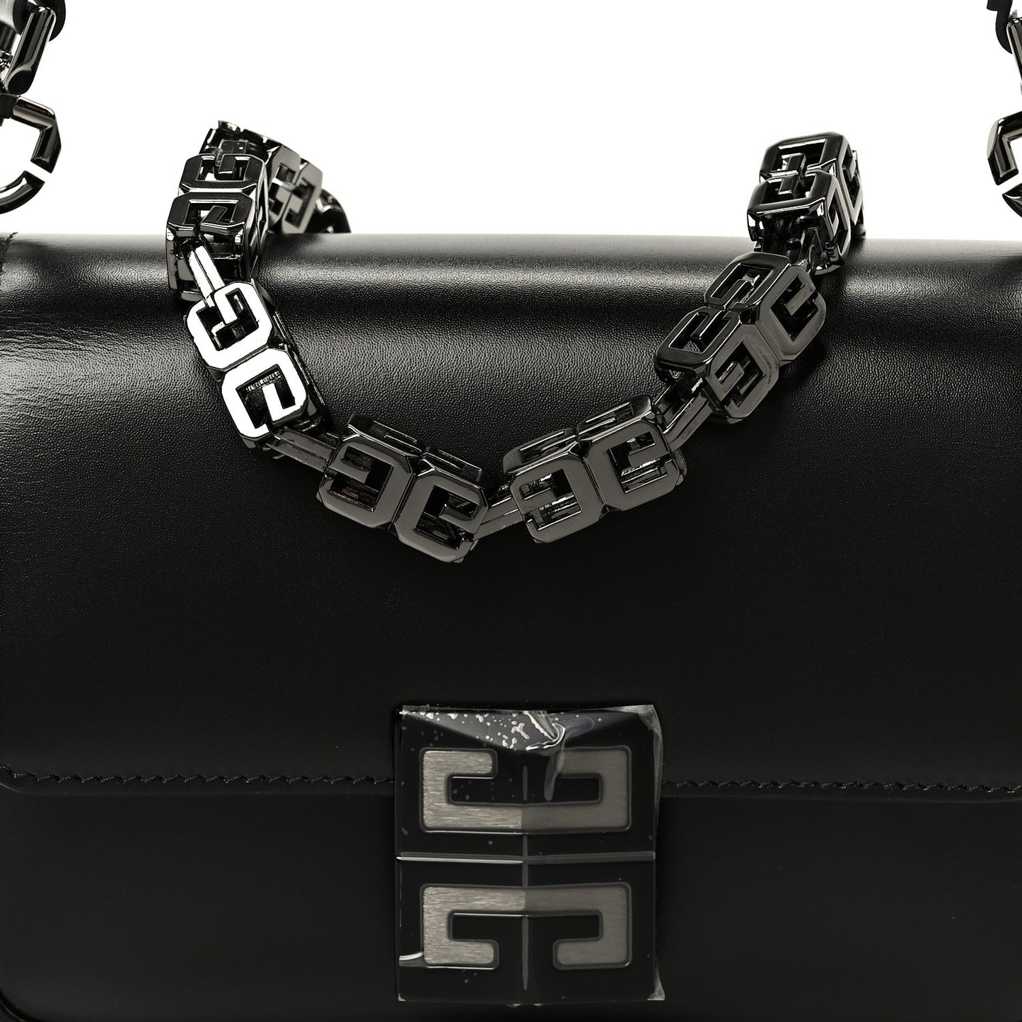 Box Calfskin Small 4G Cube Chain Shoulder Bag So Black