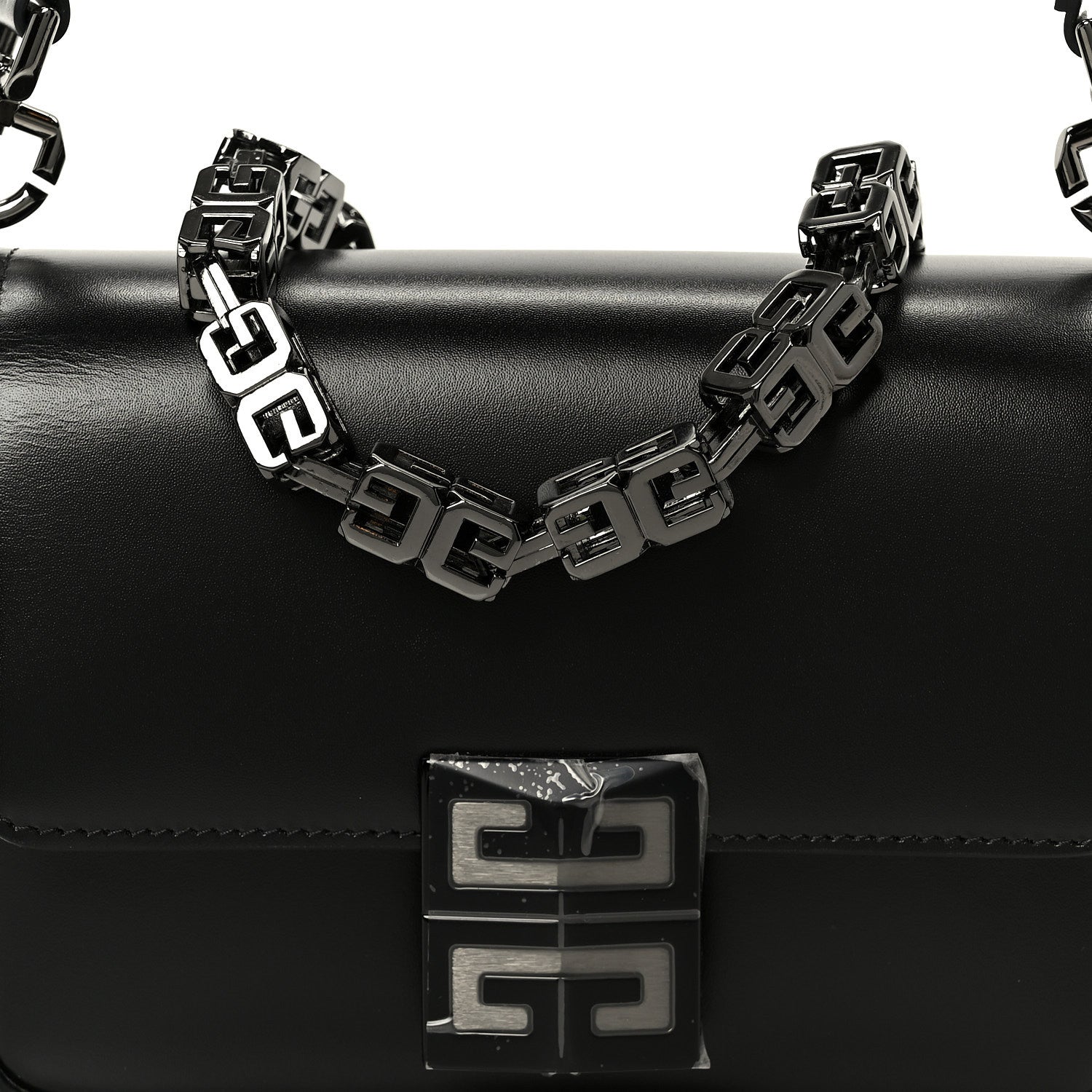 Givenchy Box Calfskin Small 4G Cube Chain Shoulder Bag So Black 8 of 10