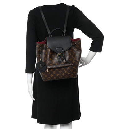 Louis Vuitton Monogram Montsouris PM Black 2 of 11
