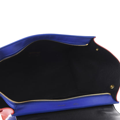 Celine Smooth Calfskin Small Tri-Color Trapeze Black 6 of 14