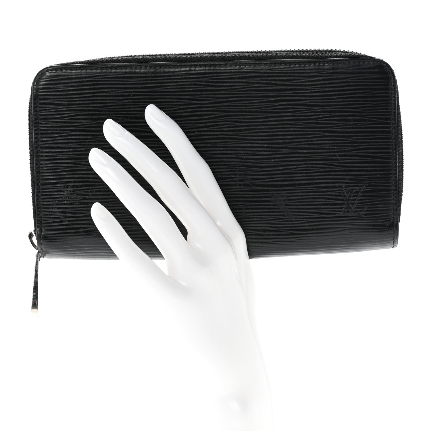 Louis Vuitton Epi Zippy Wallet Black 2 of 8