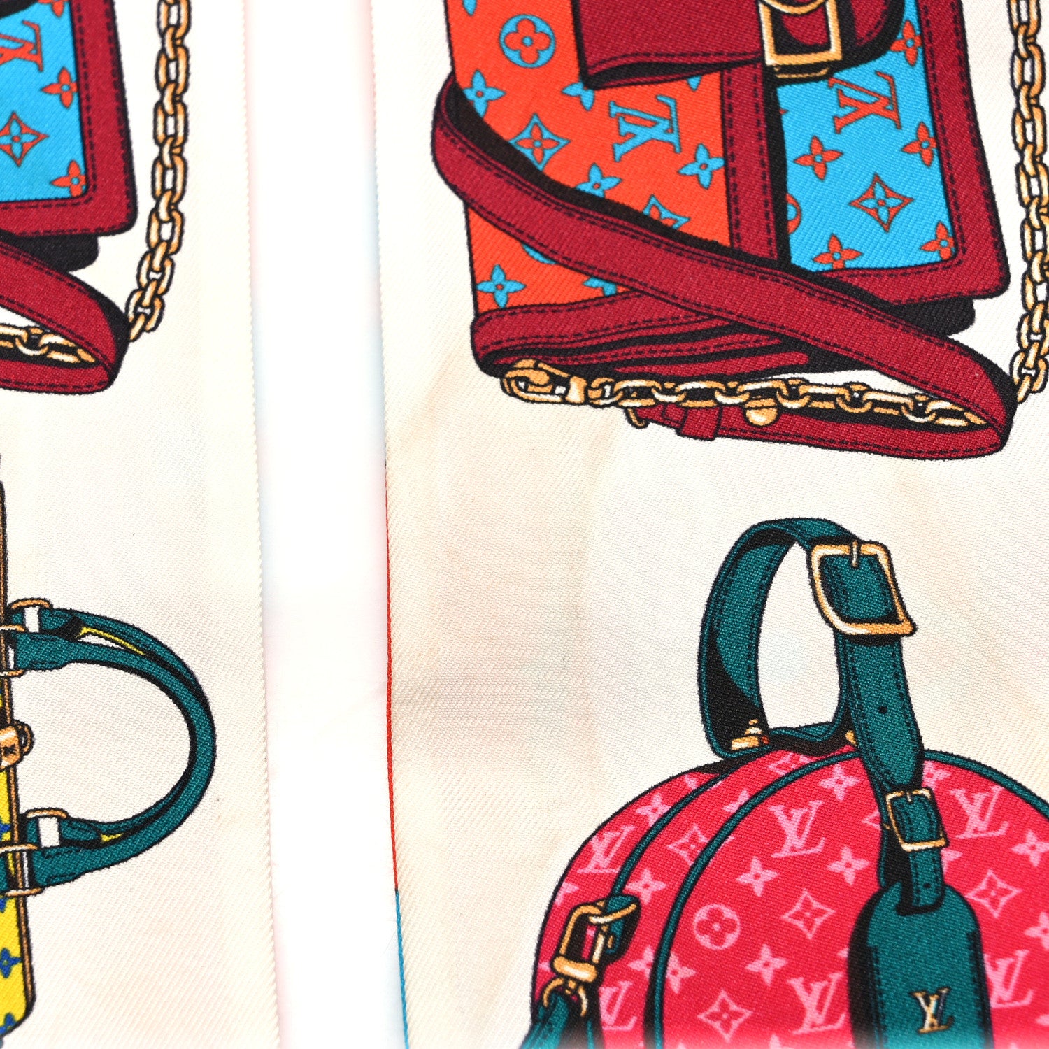 Louis Vuitton Silk Monogram Tribute To Bandeau Multicolor 5 of 6
