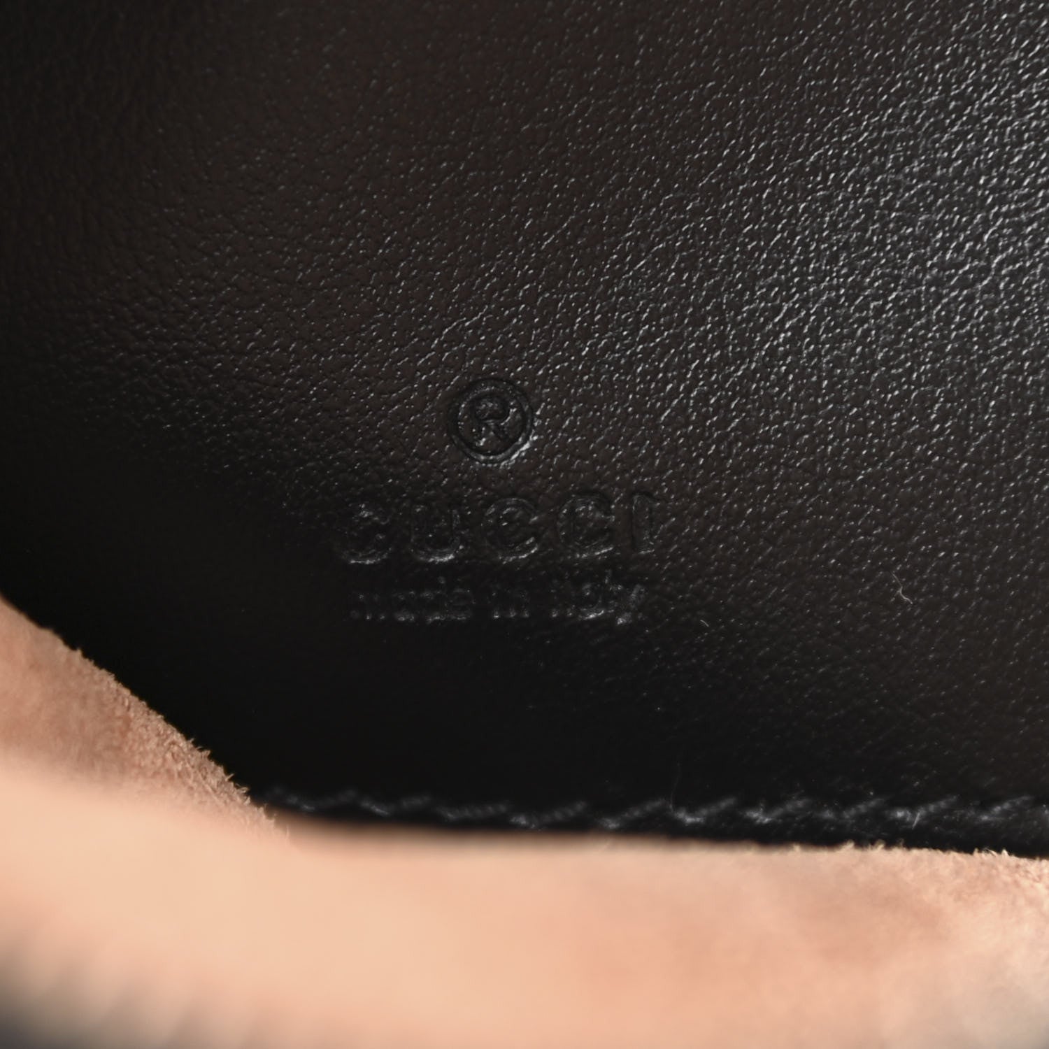 Gucci Calfskin Matelasse Mini GG Marmont Crossbody Bag Black 6 of 11