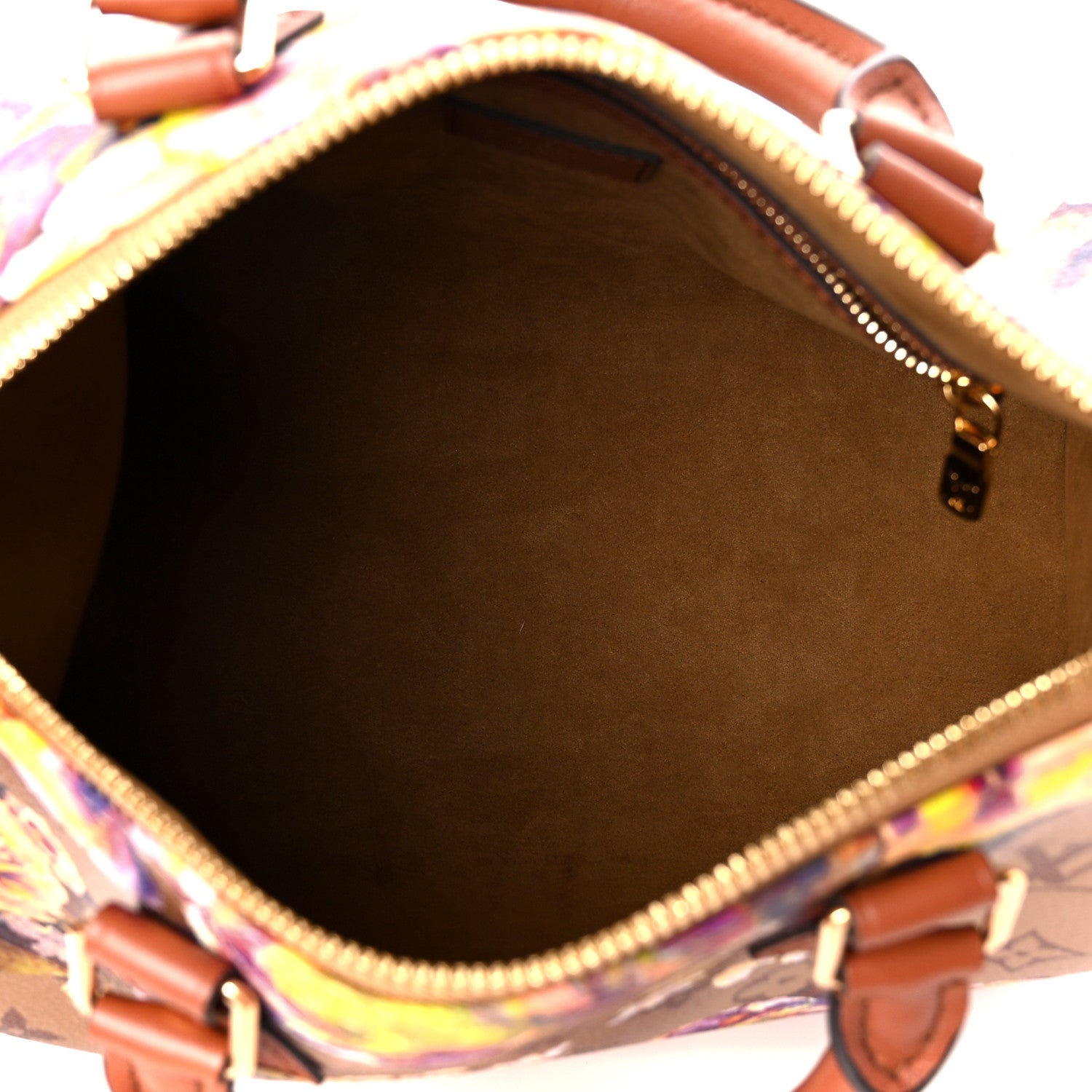 Louis Vuitton Metallic Monogram LV Garden Speedy Bandouliere 25 Gold 5 of 11