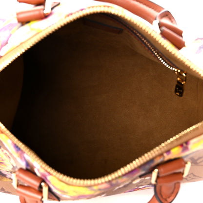 Louis Vuitton Metallic Monogram LV Garden Speedy Bandouliere 25 Gold 5 of 11