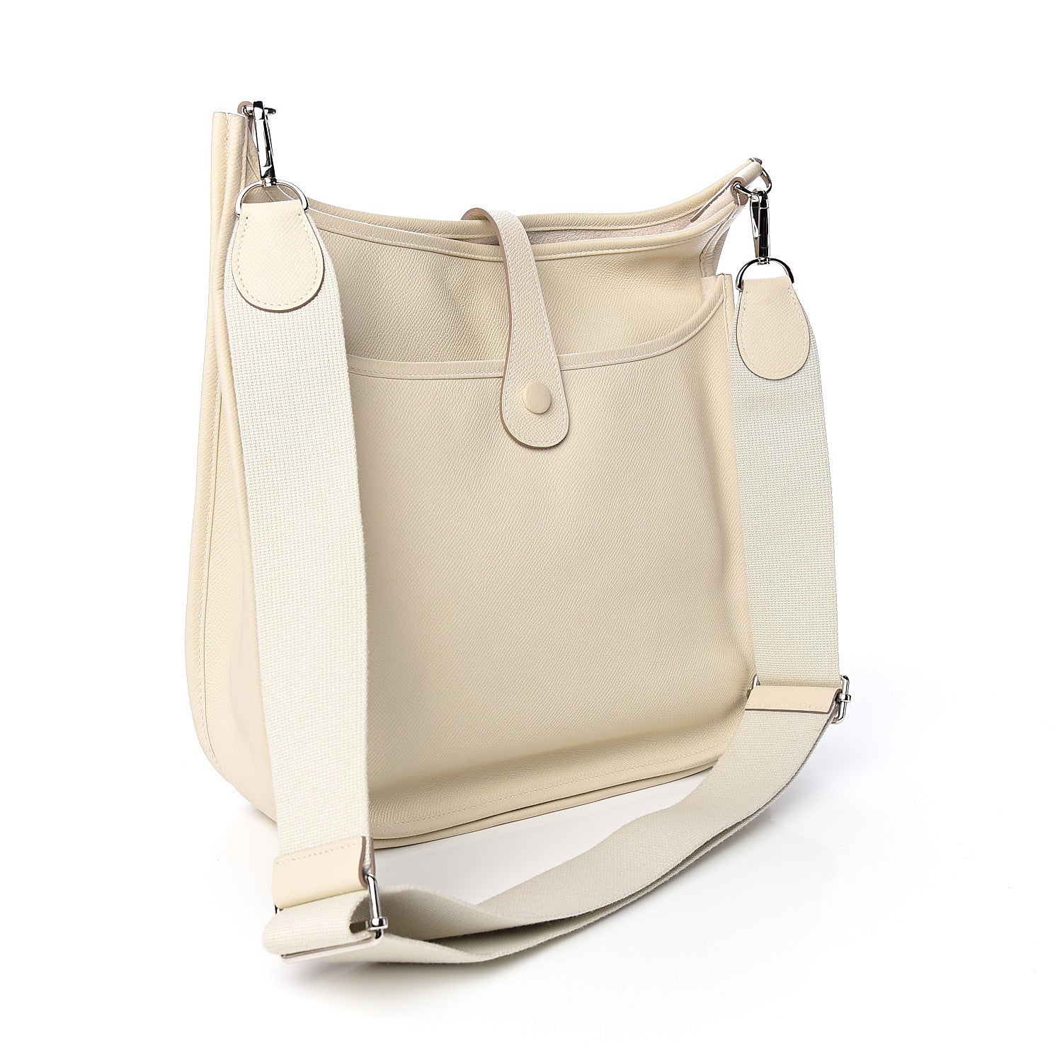 Hermes Epsom Evelyne III GM Craie 2 of 9