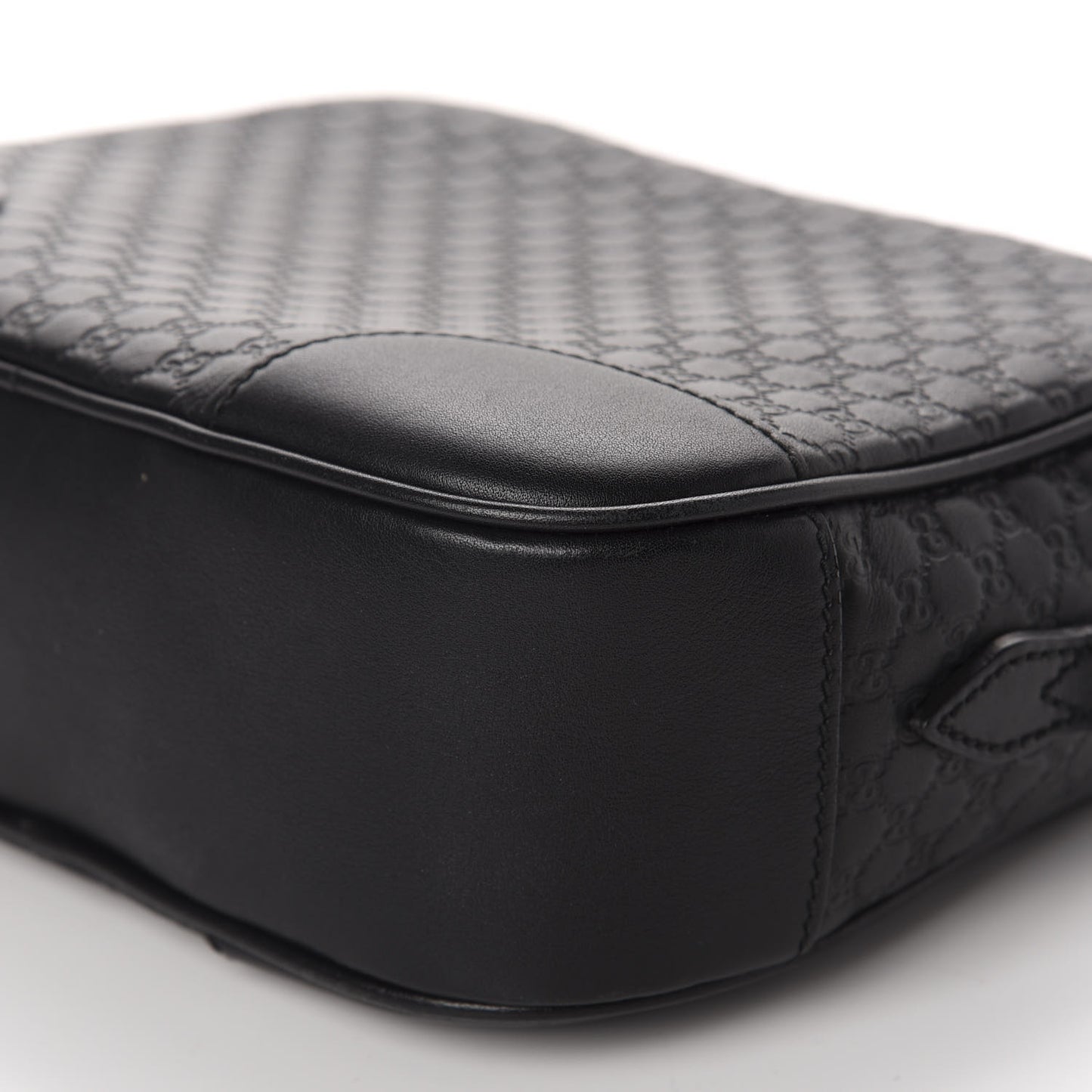 Microguccissima Mini Bree Messenger Bag Black