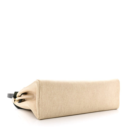 Hermes Toile Vache Calfskin Herbag 30 PM Ficelle Black 5 of 18