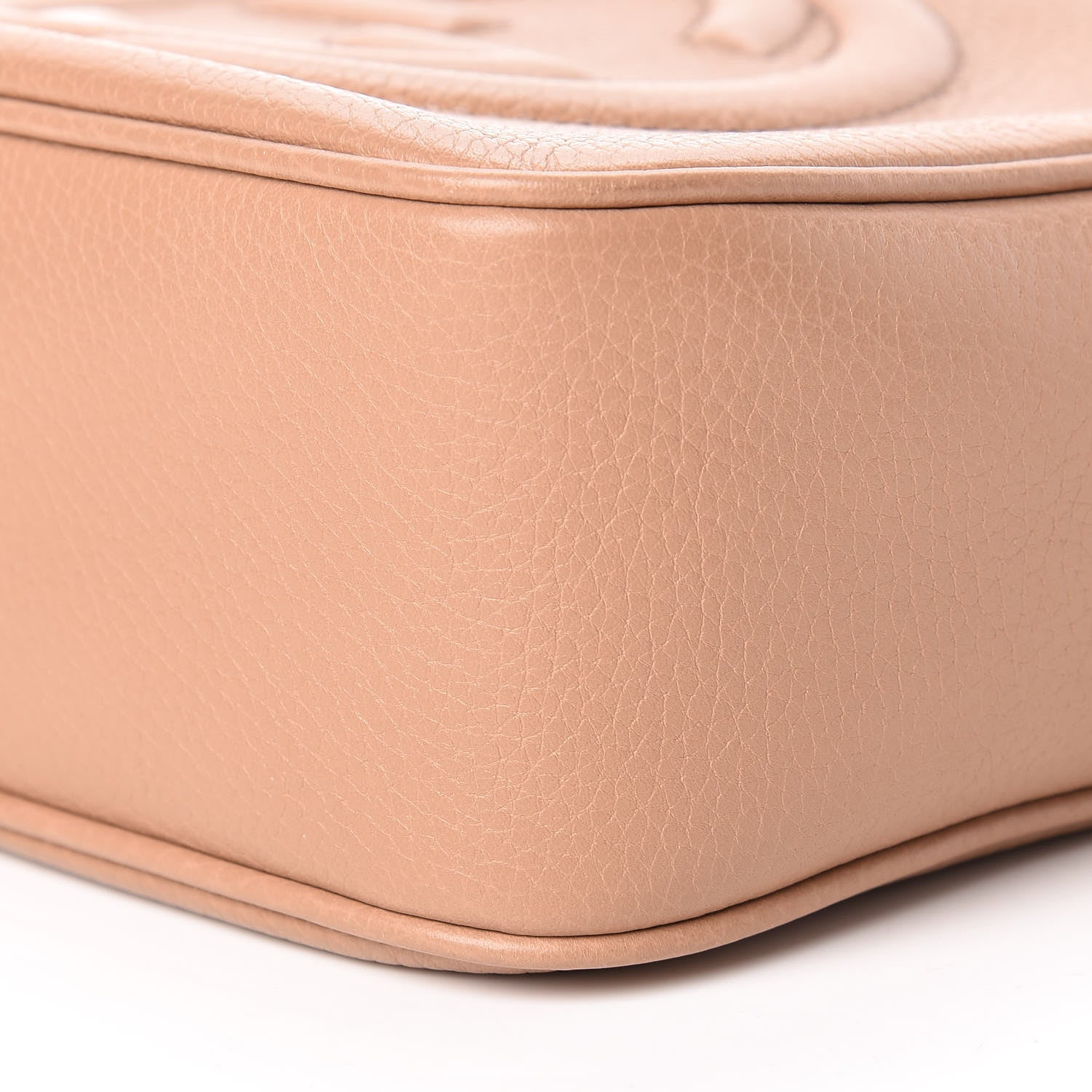 Gucci Pebbled Calfskin Small Soho Disco Bag Rose Beige 10 of 10