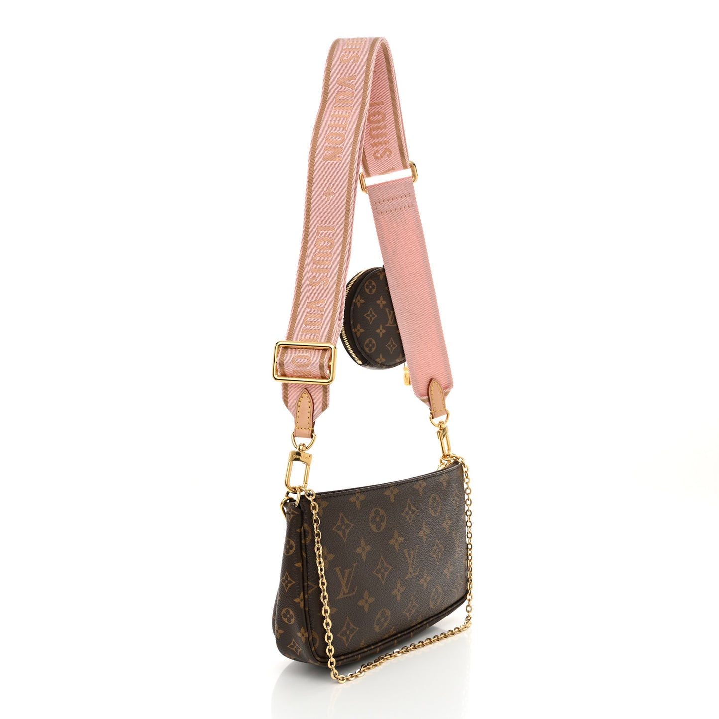 Monogram Multi Pochette Accessories Rose Clair