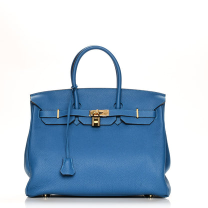 Hermes Togo Birkin 35 Mykonos 1 of 31
