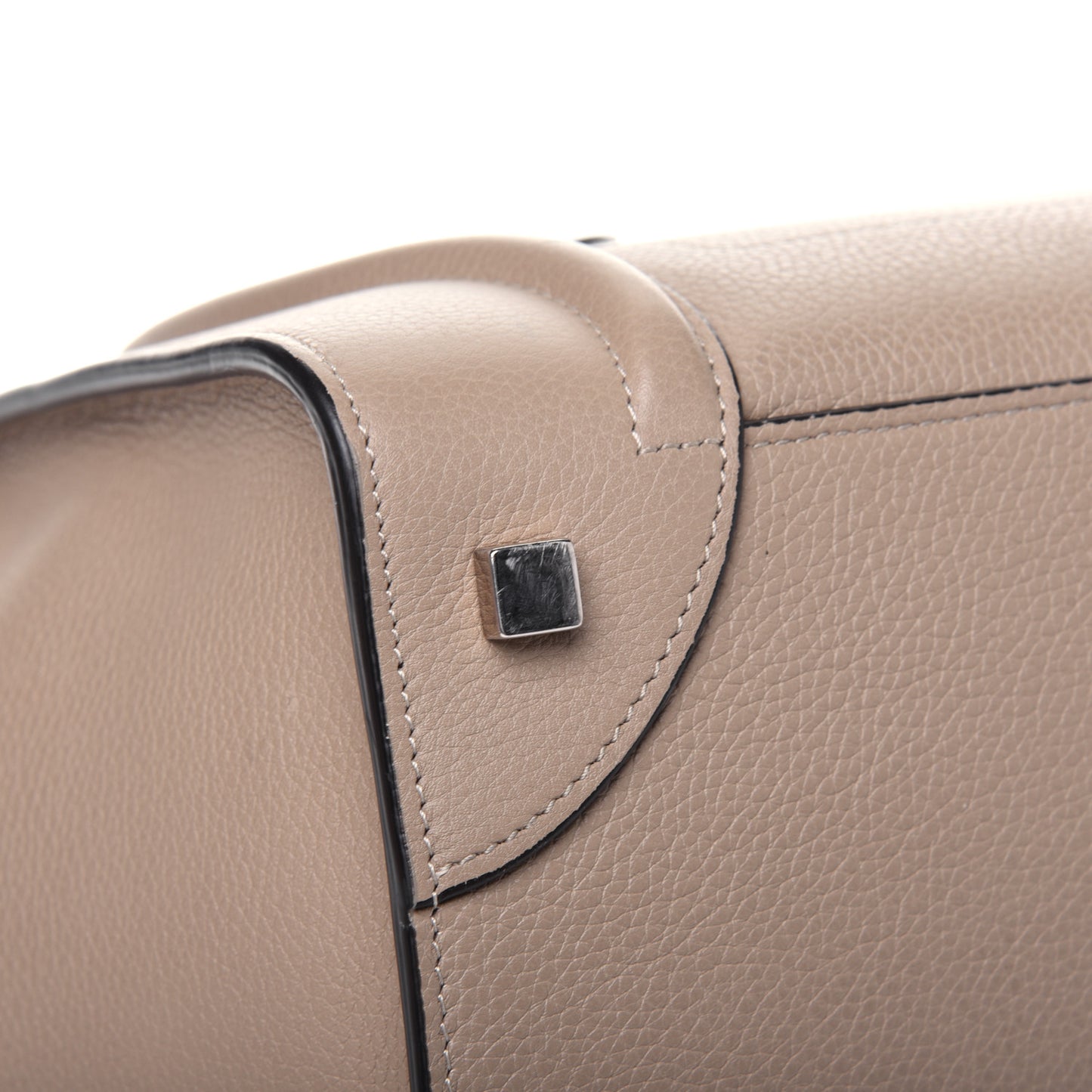 Drummed Calfskin Mini Luggage Dune