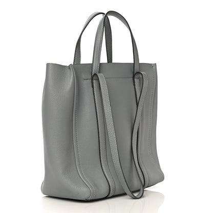 Marc Jacobs Grained Calfskin The Tag Tote Grey 2 of 11