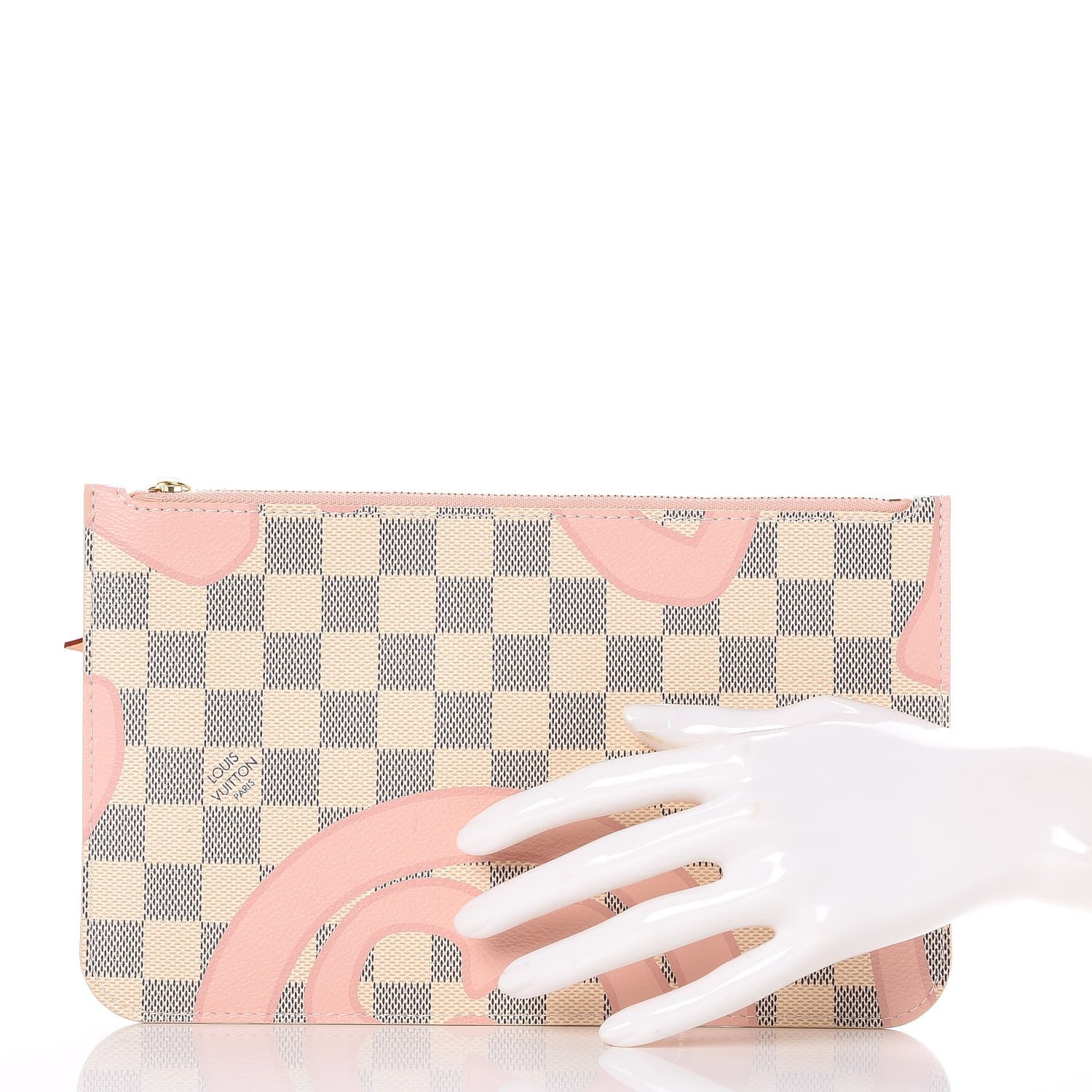 Louis Vuitton Damier Azur Tahitienne Neverfull MM GM Pochette 2 of 7