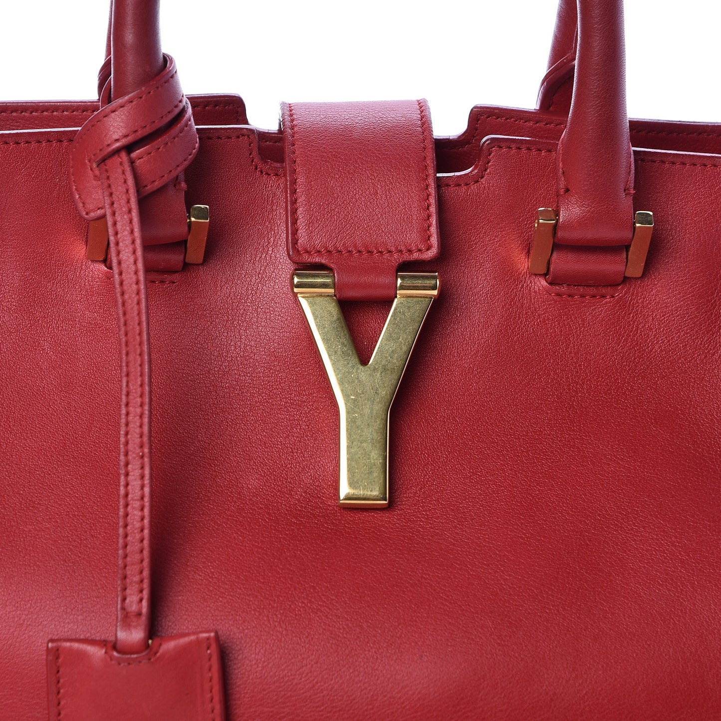 Calfskin Small Classic Y Cabas Rouge Orient