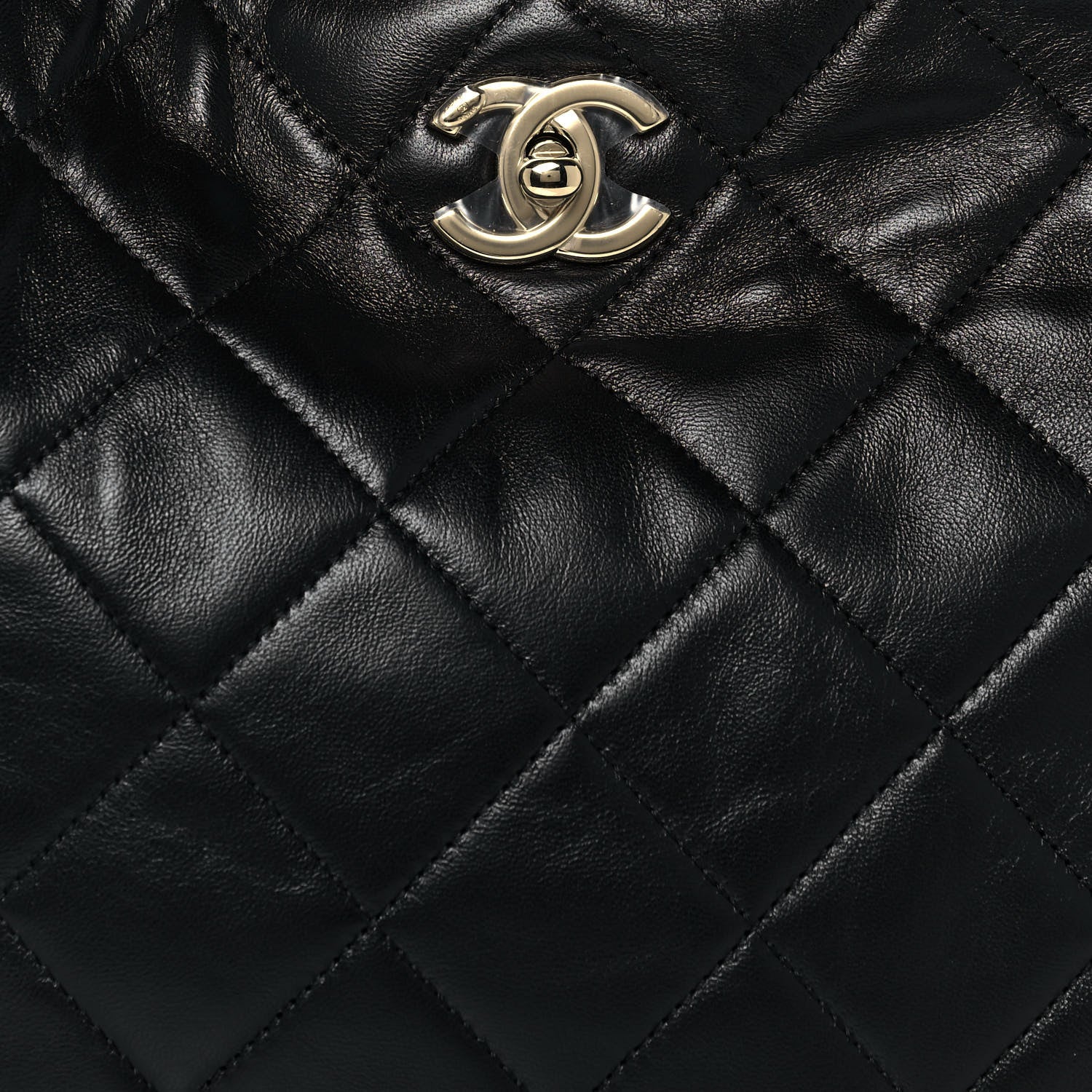 Chanel Lambskin Quilted Hobo Black 8 of 12