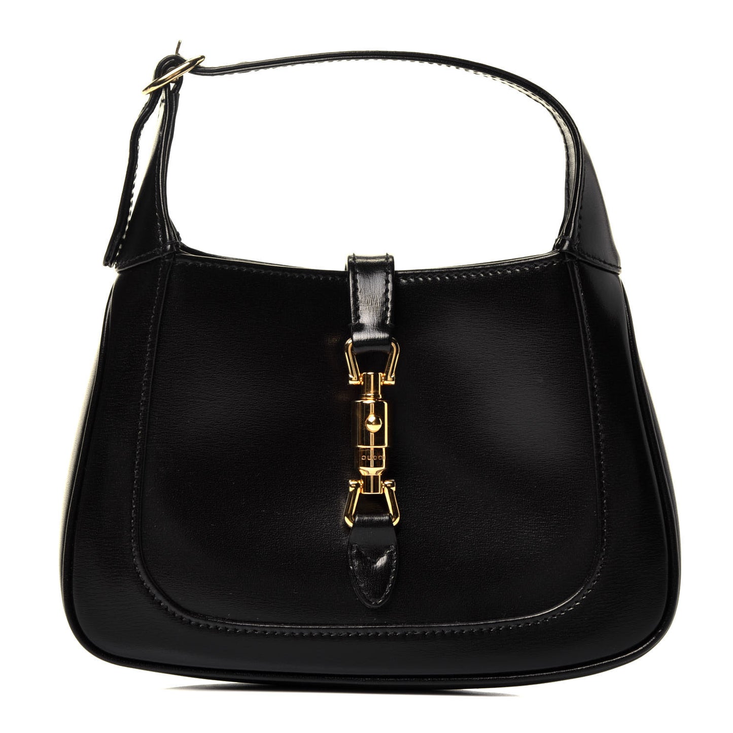Boarded Dyana Lux Calfskin Mini Jackie 1961 Hobo Black