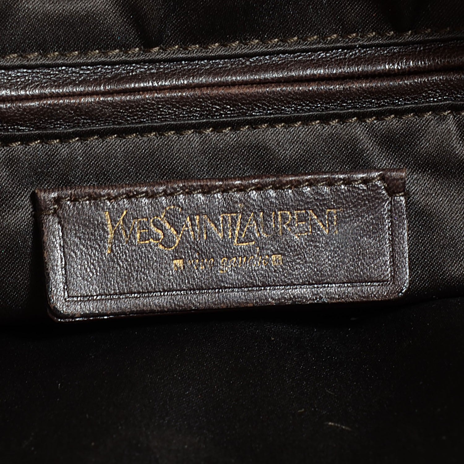 Saint Laurent Calfskin Oversized Muse Brown 8 of 9